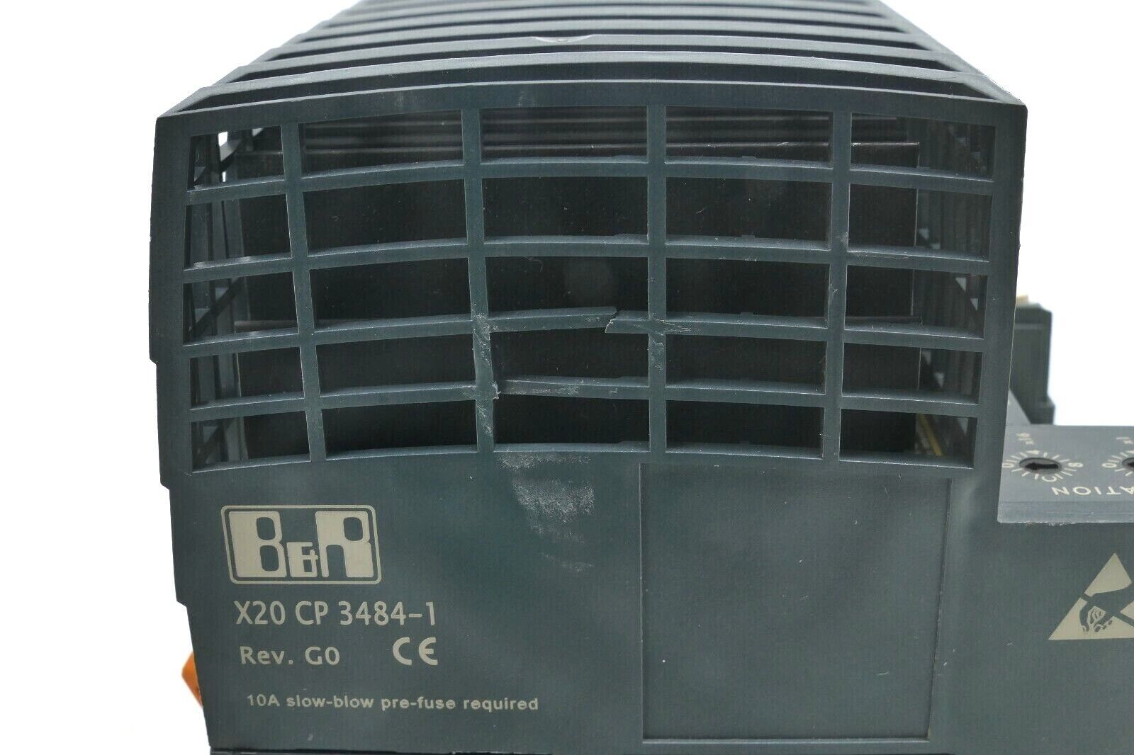 B&R Central Unit X20 CP 3484-1 | Rev. G0 | X20CP3484-1