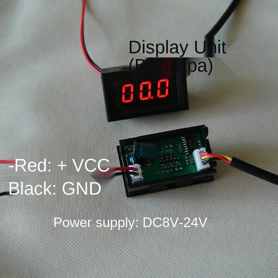 1PC pneumatic shock digital pressure gauge Small panel mounting Pressure gauge