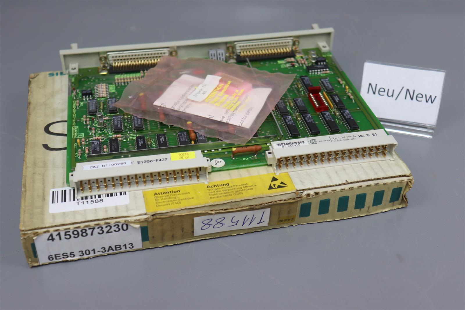 Siemens Simatic 6ES5301-3AB13 CPU E: 3 Connection Unused Original Packaging