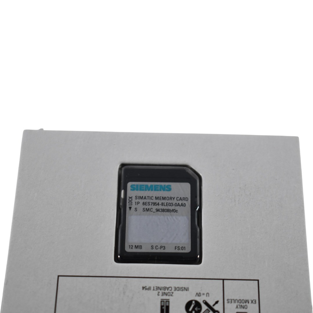 NEW Siemens 6ES7954-8LE03-0AA0 SIMATIC S7 12MB PLC Flash Memory Card