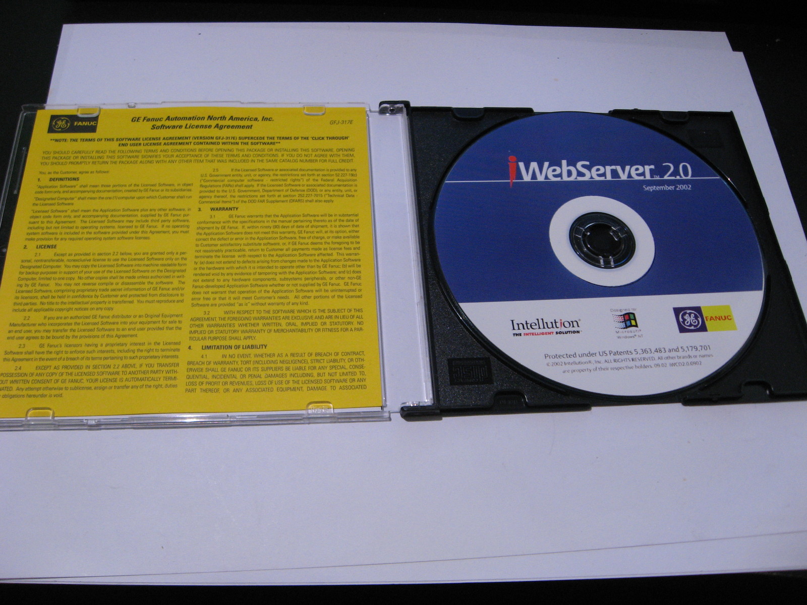 Intellution FIX Dynamics WebServer 2.0 Software CD – Used Original Package