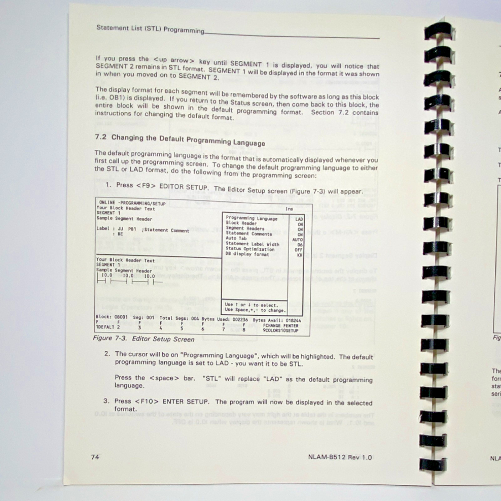 Westinghouse Electric 500 Series Controller Software Manual NLAM-B512 Rev 1.0