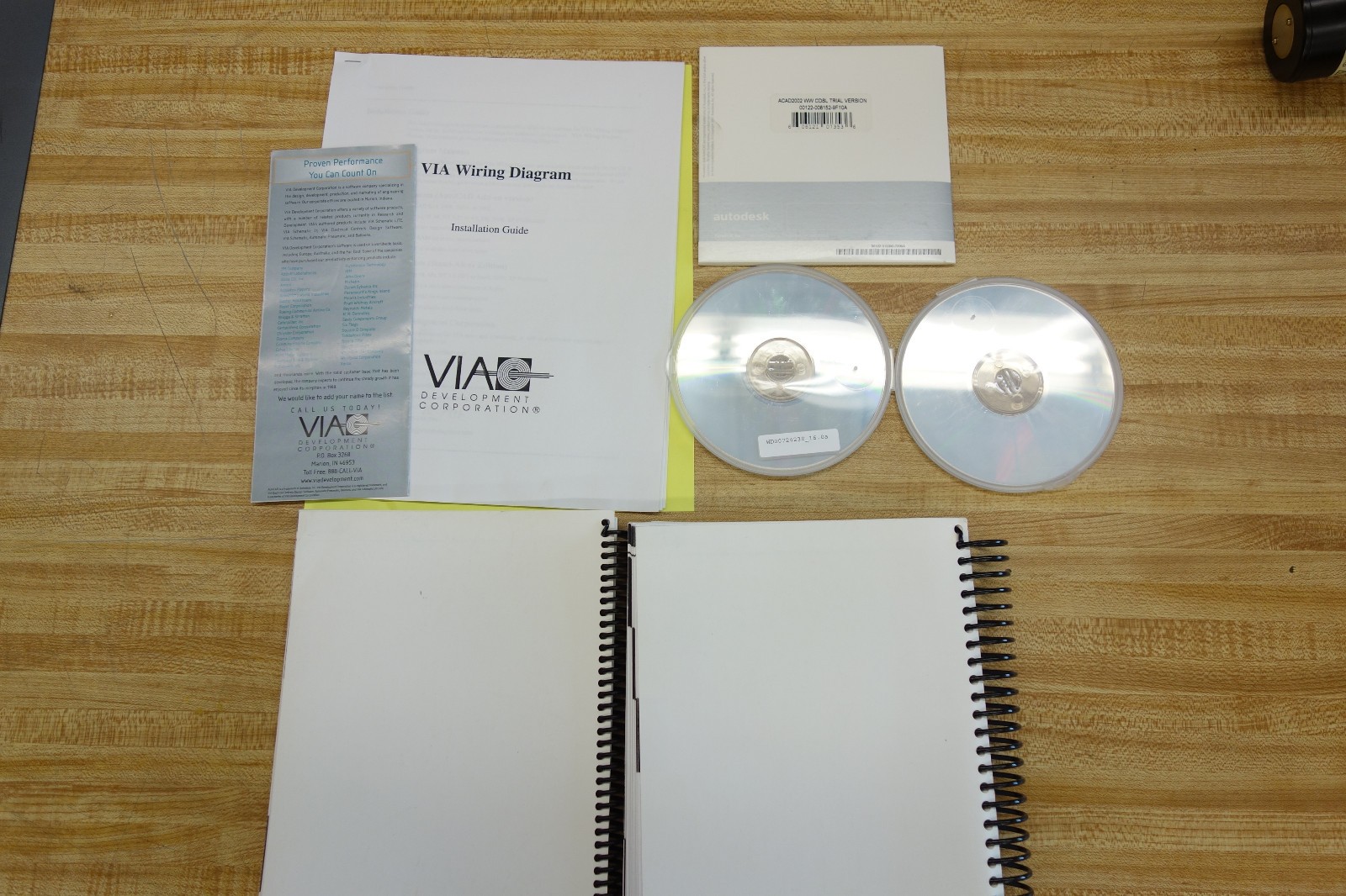 AUTOCAD 2002 Trial with VIA Wiring Diagram Electrical Autodesk Software
