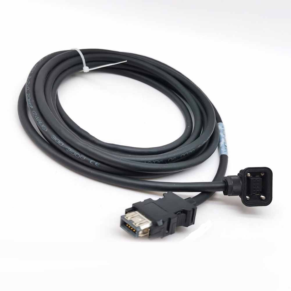 For Mitsubishi MR-J3 Series MR-J3ENCBL5M-A1-L Servo Motor Encoder Cable
