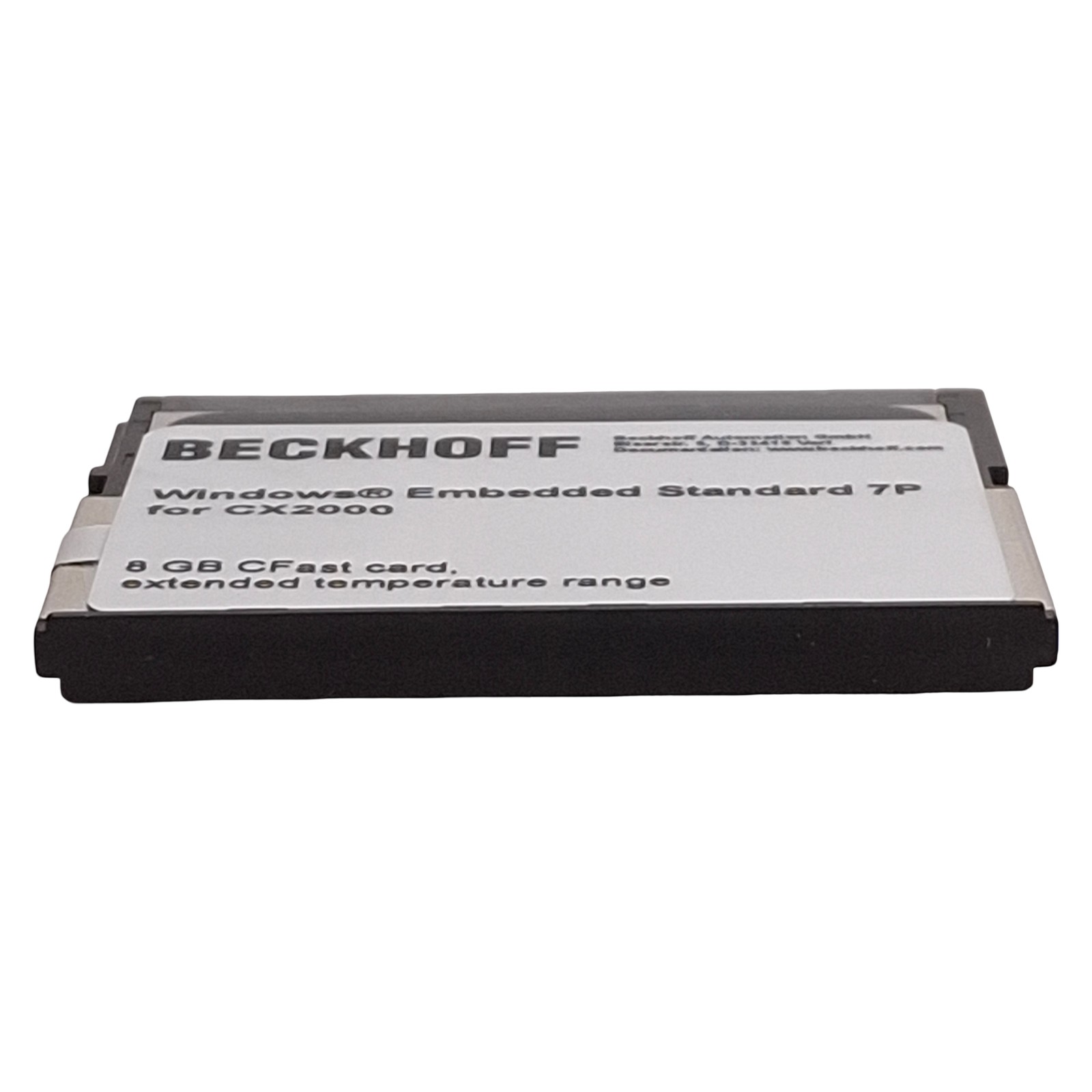 Beckhoff 81.3B240.BB56B CFast 8gb Card, Windows Embedded Standard 7P For CX2000