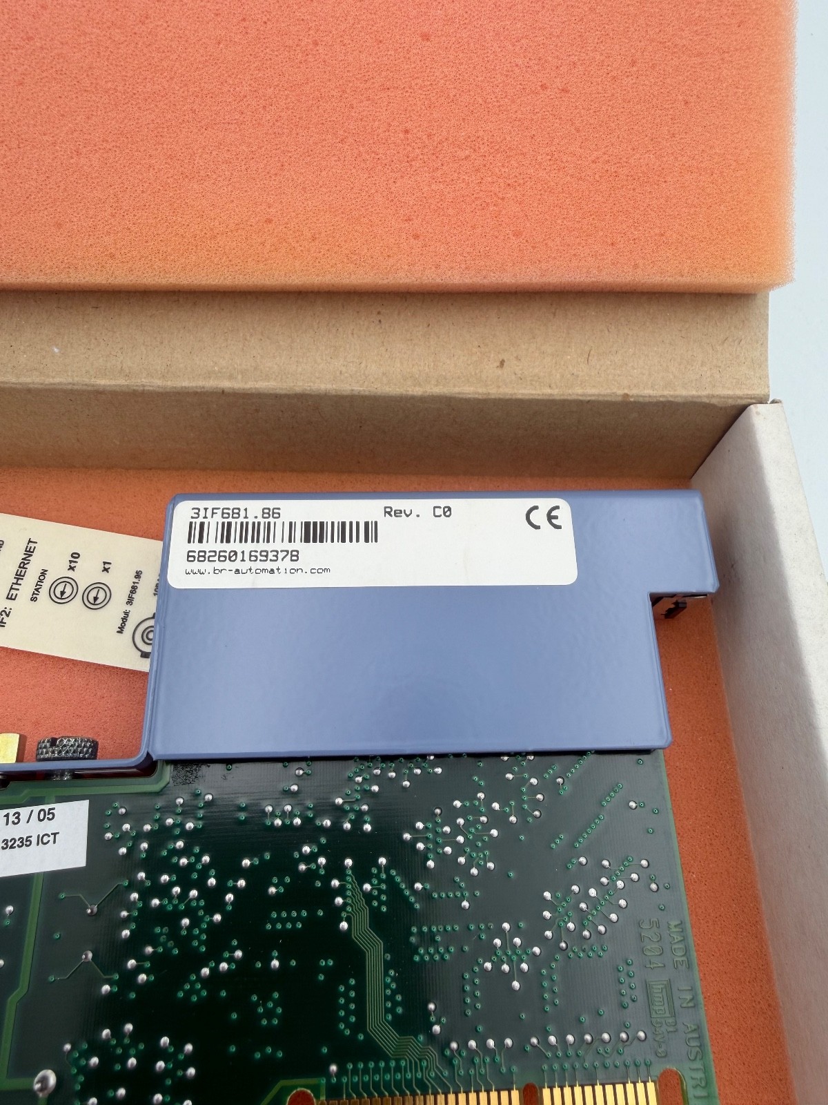 B&R 3IF681.86 REV.C0 Interface Module RS232 Ethernet RJ45 -FREE 2ND DAY AIR