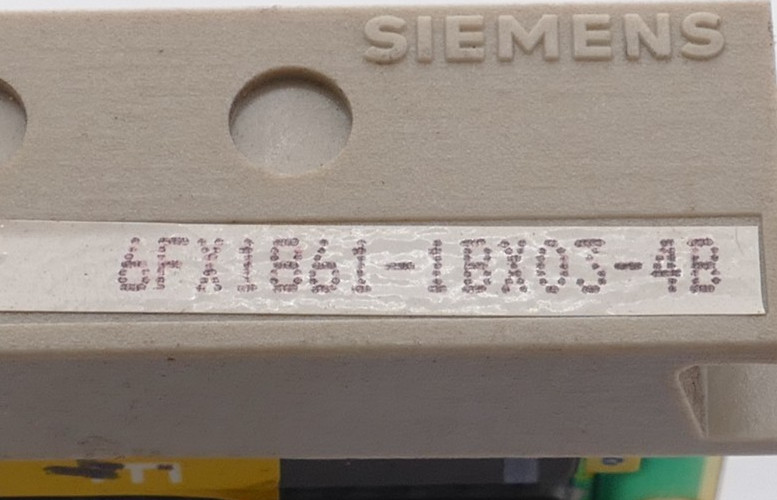 Siemens SINUMERIK 6FX1 861-1BX03-4B | E:B | 6FX1861-1BX03-4B