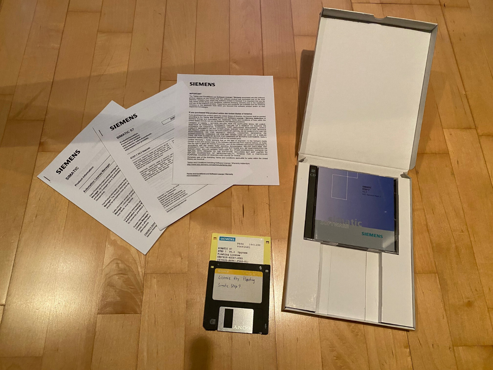 Software Siemens Simatic S7 6ES7810-4CC07-0YE5 6ES7 810-4CC07-0YE5 Step7 V5.3