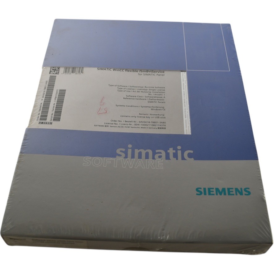 NEW Siemens 6AV6618-7BB01-3AB0 WinCC flexible/Sm@rtService for SIMATIC Panel, ru