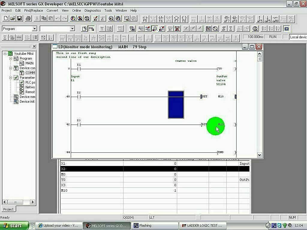 PLC Programmable Controller Kit FREE Ladder Logic Software GXDEV, USB Interface