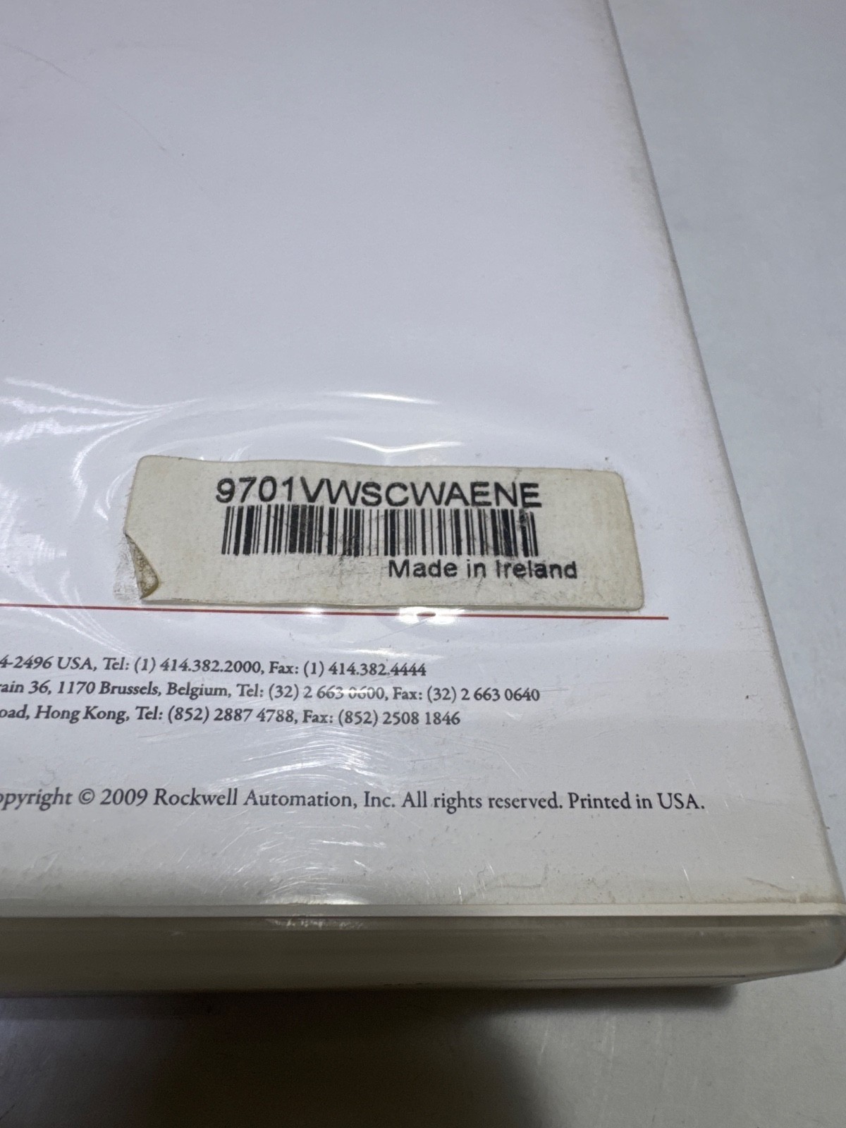 ROCKWELL AUTOMATION 9701-VWSCWAENE SOFTWARE