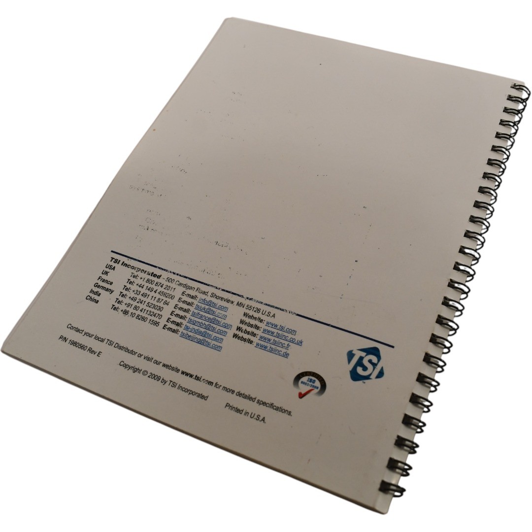 TSI 1980560 Rev. E Certifier FA Plus Test System Manual