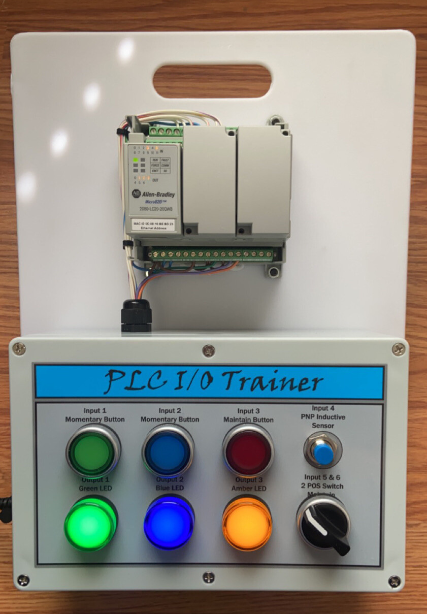 Allen-Bradley Micro820 Programmable PLC Trainer – Micro800 Training Learning Kit