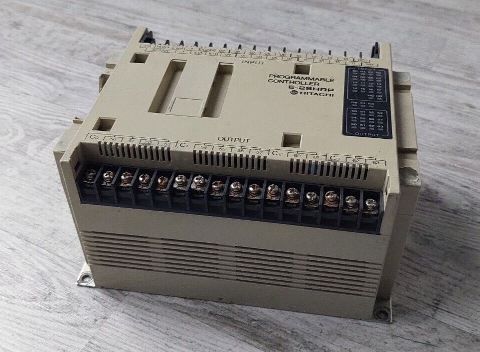 Hitachi – SPS Control – E-28HRP – Programmable Controller – 91E30 – Used