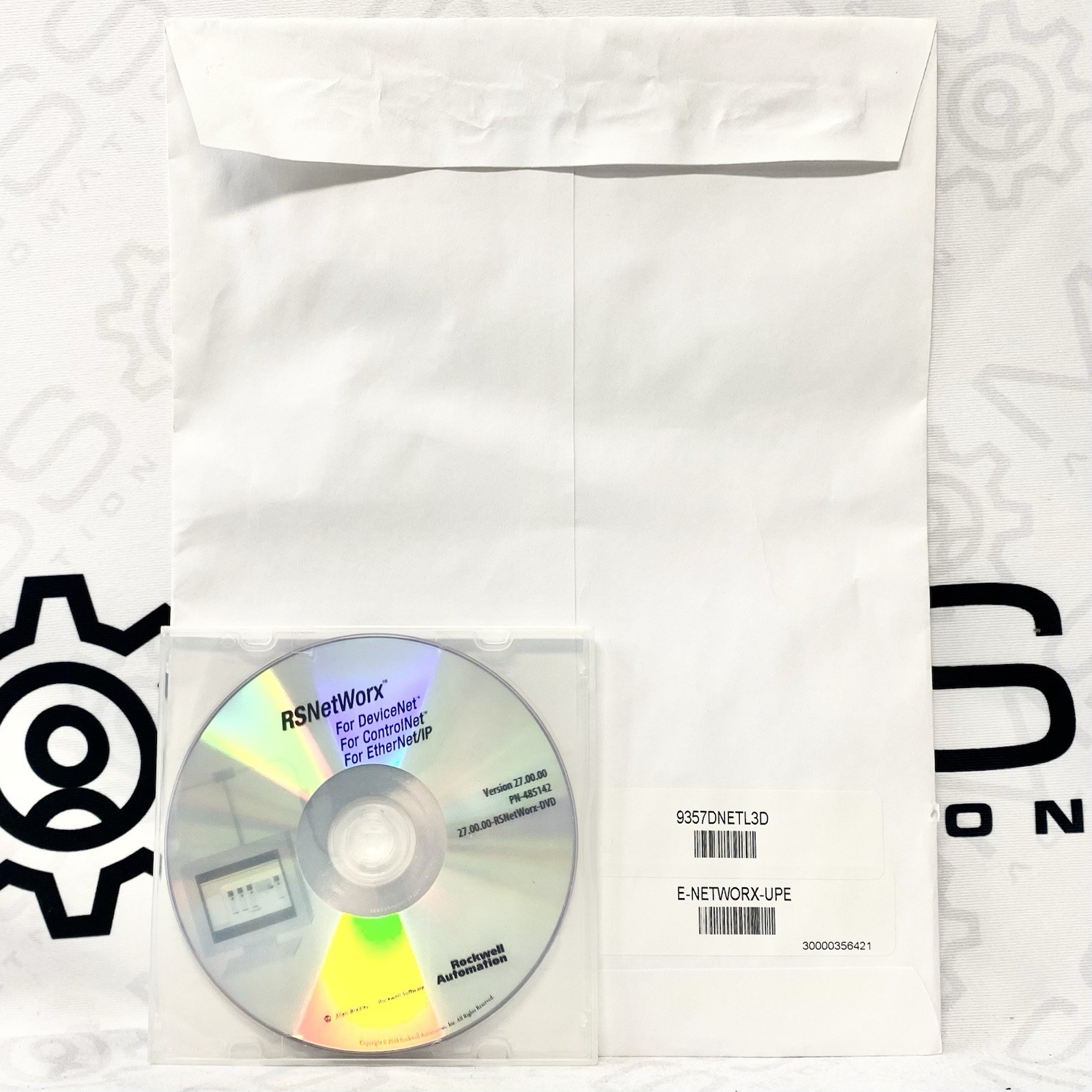 Rockwell 9357-DNETL3D RSNetWorx for Devicenet Software Allen Bradley