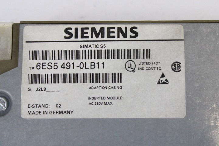 Siemens Simatic S5 6ES5491-0LB11 Adaptation Capsule -used-