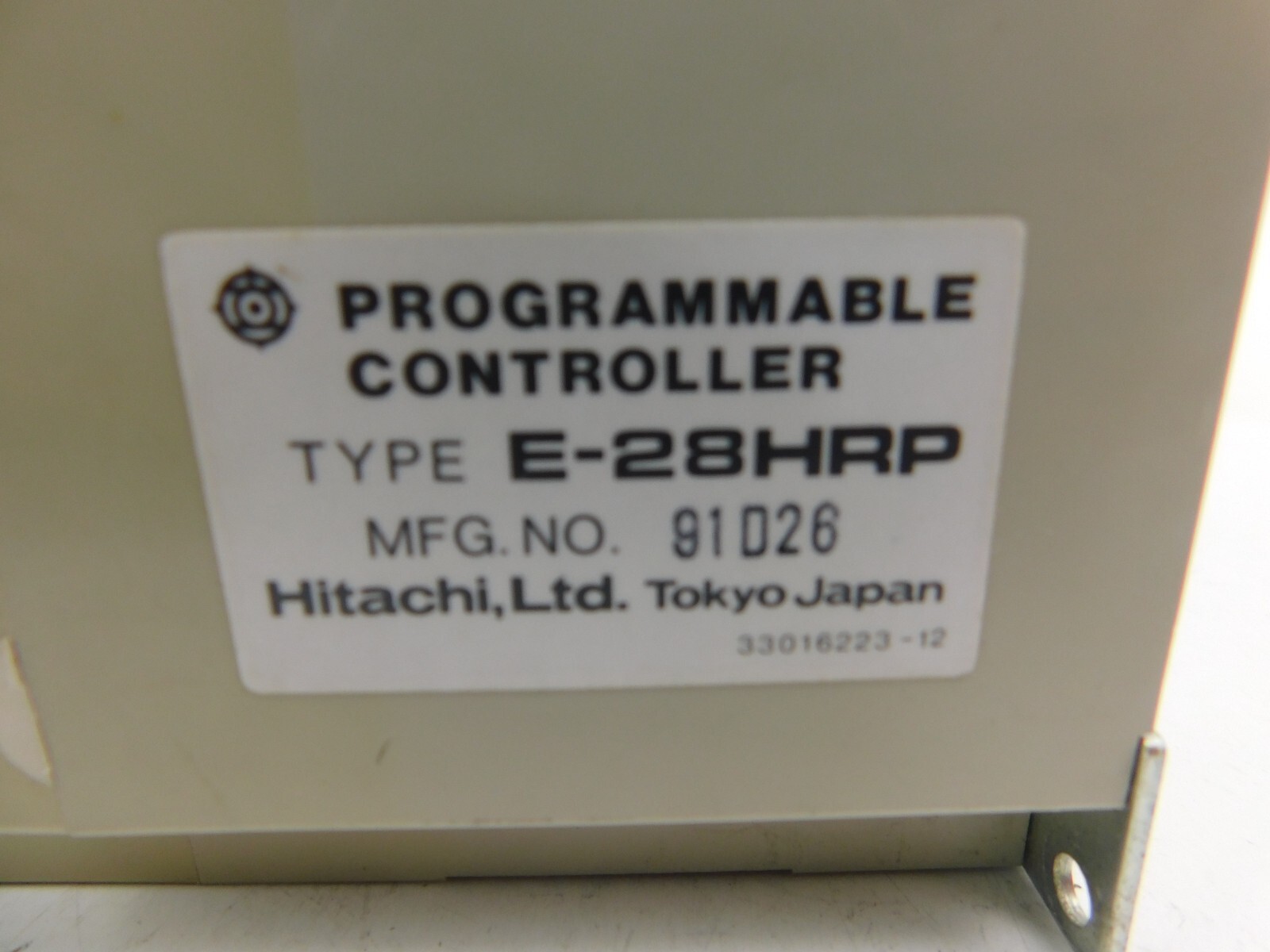 PLC Control Hitachi E-28HRP Programmable Controller