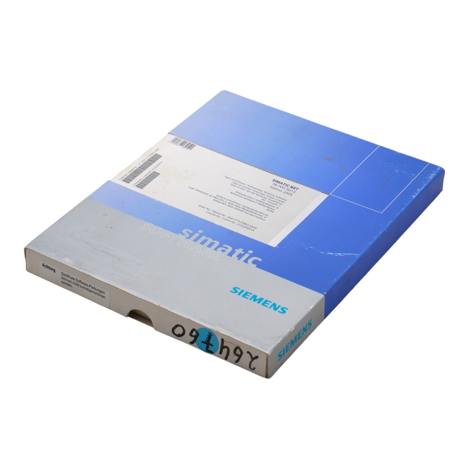 Siemens SIMATIC NET 6GK1713-5FB63-3AA0 Software -Unused/Original Packaging-
