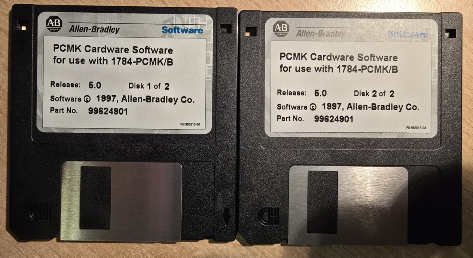 Allen-Bradley PCMK Cardware Software For 1784-PCMK/B – Part No 99624901 Rel 5.0