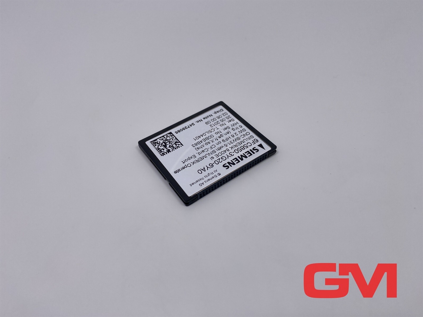 Siemens Card 6FC5850-3YG20-6YA0 SINUMERIK 840DE SL CNC-SW31-5 SW 2.6 HF9