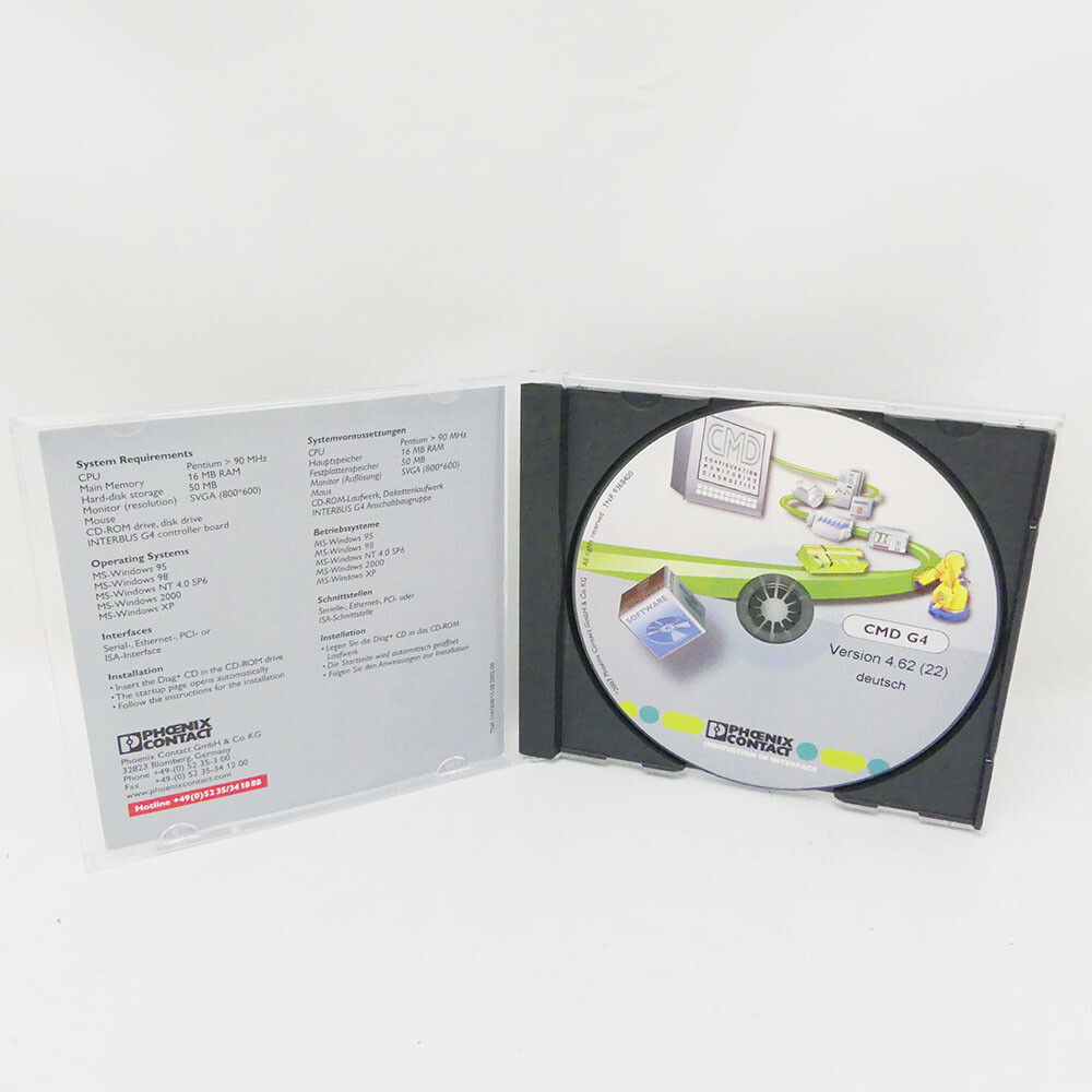 PHOENIX CONTACT SPS-Software IBS CMD G4 V:4.62 -used-