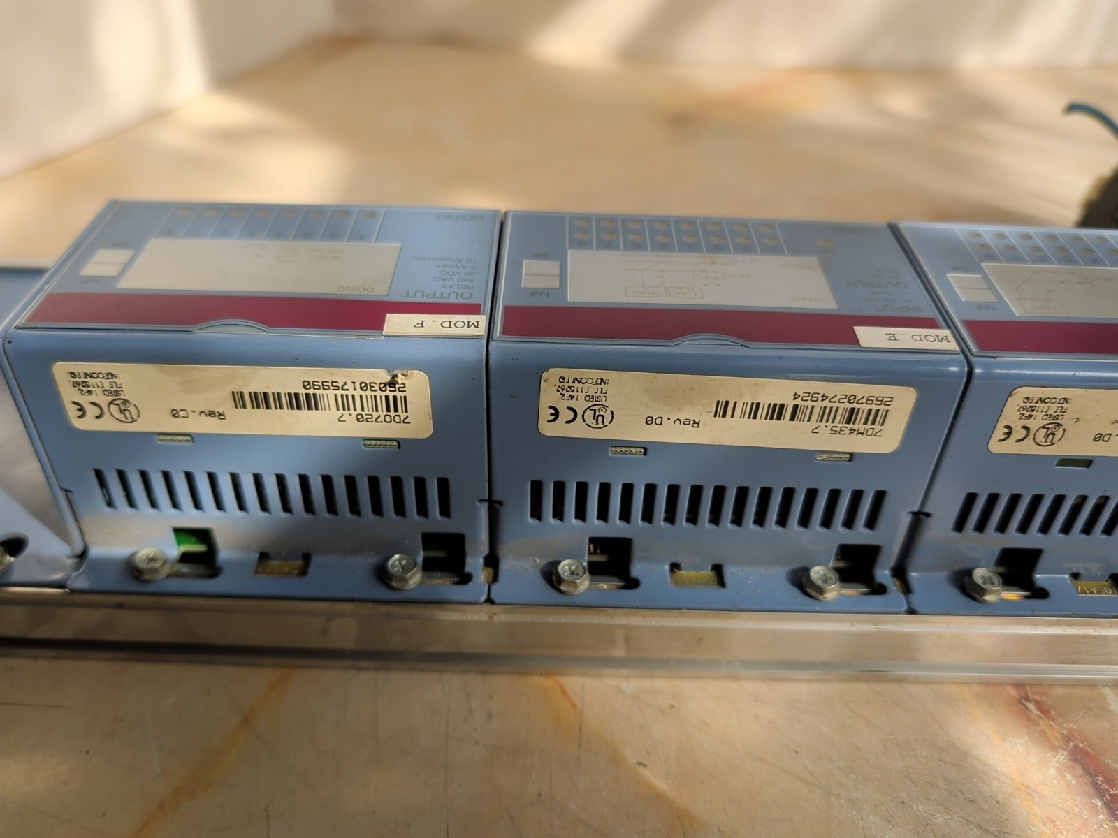 B&R AUTOMATION CP470 CPU W/ AF101 (2) DO435 (1) DM435 (3) DM435 (1) DO720 RACK