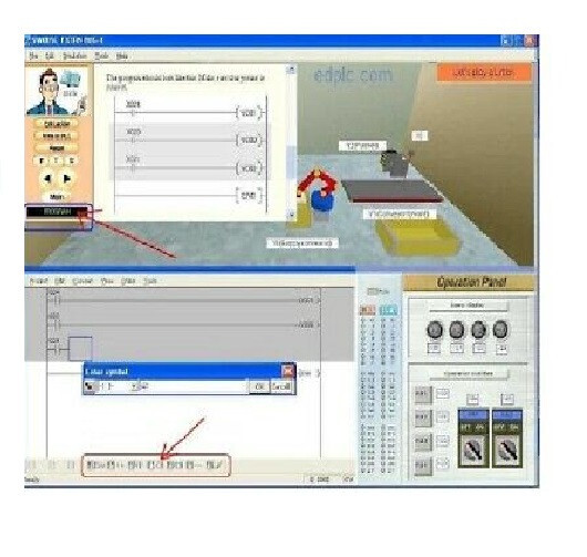 PLC Programmable Controller Kit FREE Ladder Logic Software GXDEV, USB Interface