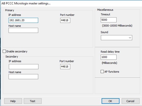PC based HMI/SCADA with Unlimited Tags for Allen Bradley MicroLogix 1100/1400