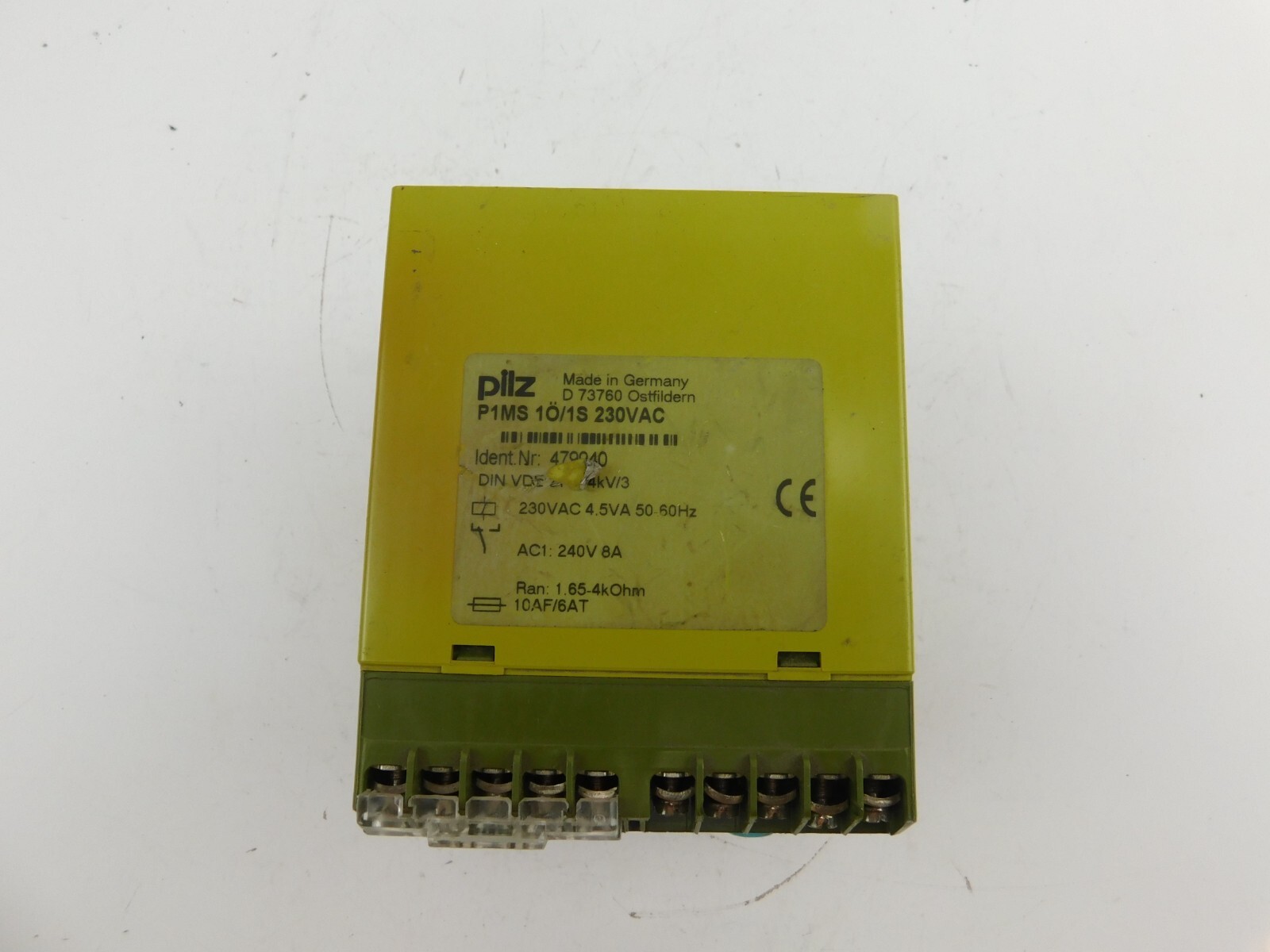 Mushroom P1ms 1Ö/1S 479940 230 VAC 4.5 VA 50-60Hz AC1 240V 8A