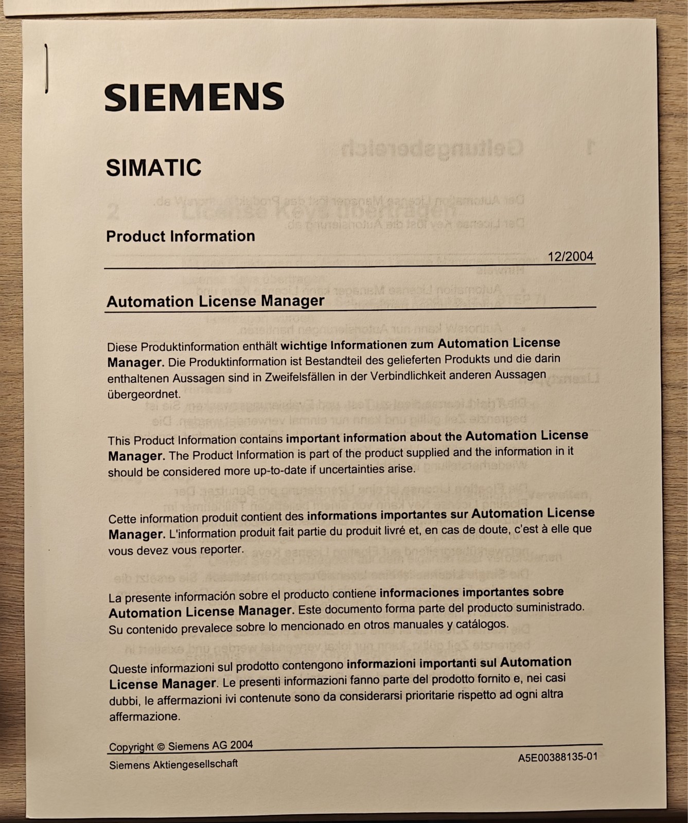 6ES7841-0CC04-0YA5 SIMATIC S7-PLCSIM V5.3