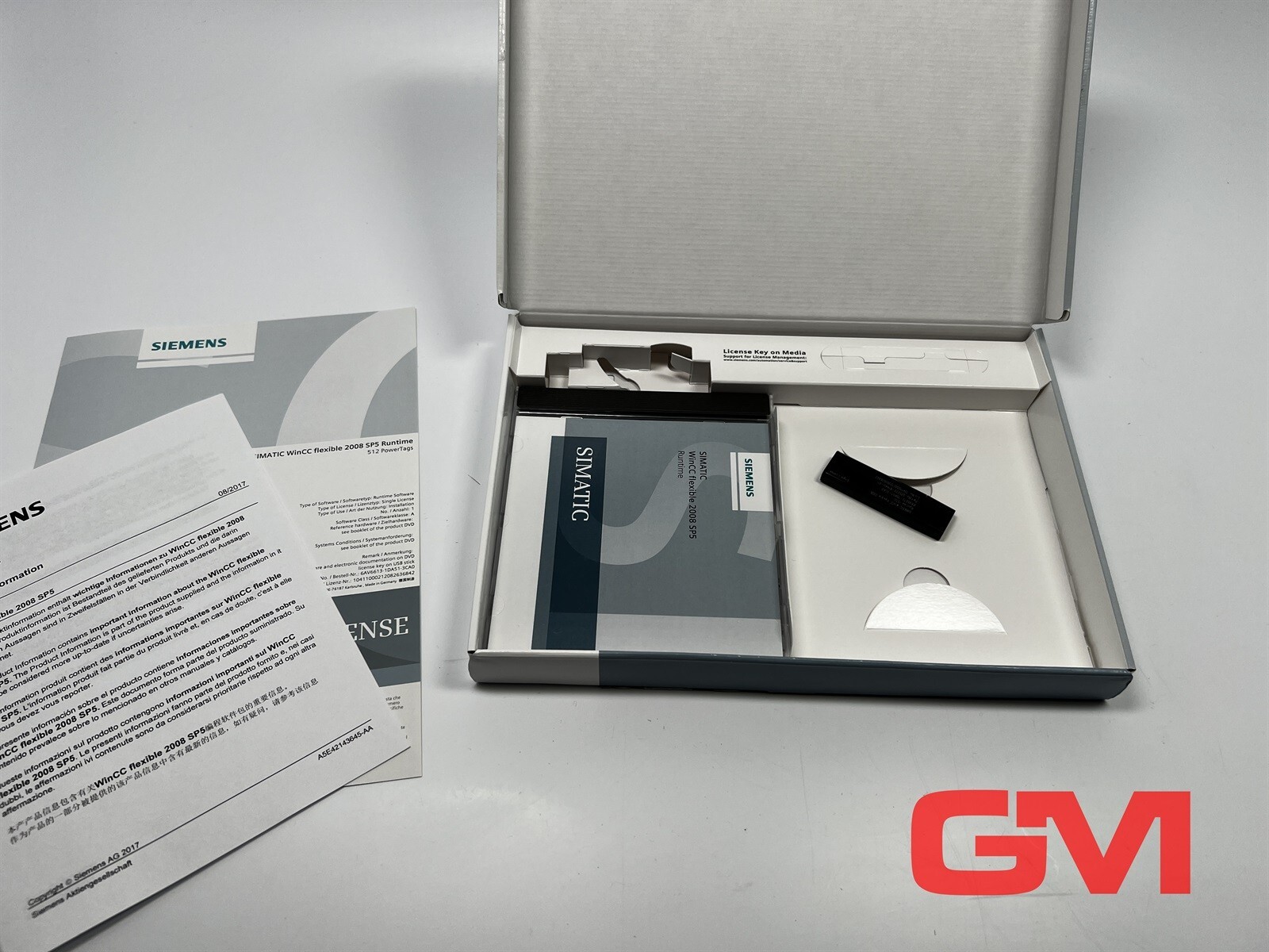 Siemens Single Licence 6AV6613-1DA51-3CA0 Wincc Flexible 2008 Runtime 512