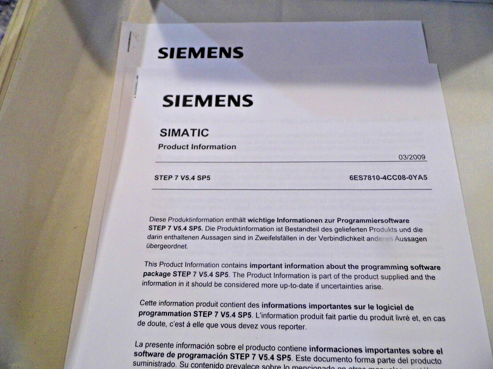 LOT OF 20 Siemens Step 7 Professional SR6 Simatic Software 6ES7810-5CC10 NEW