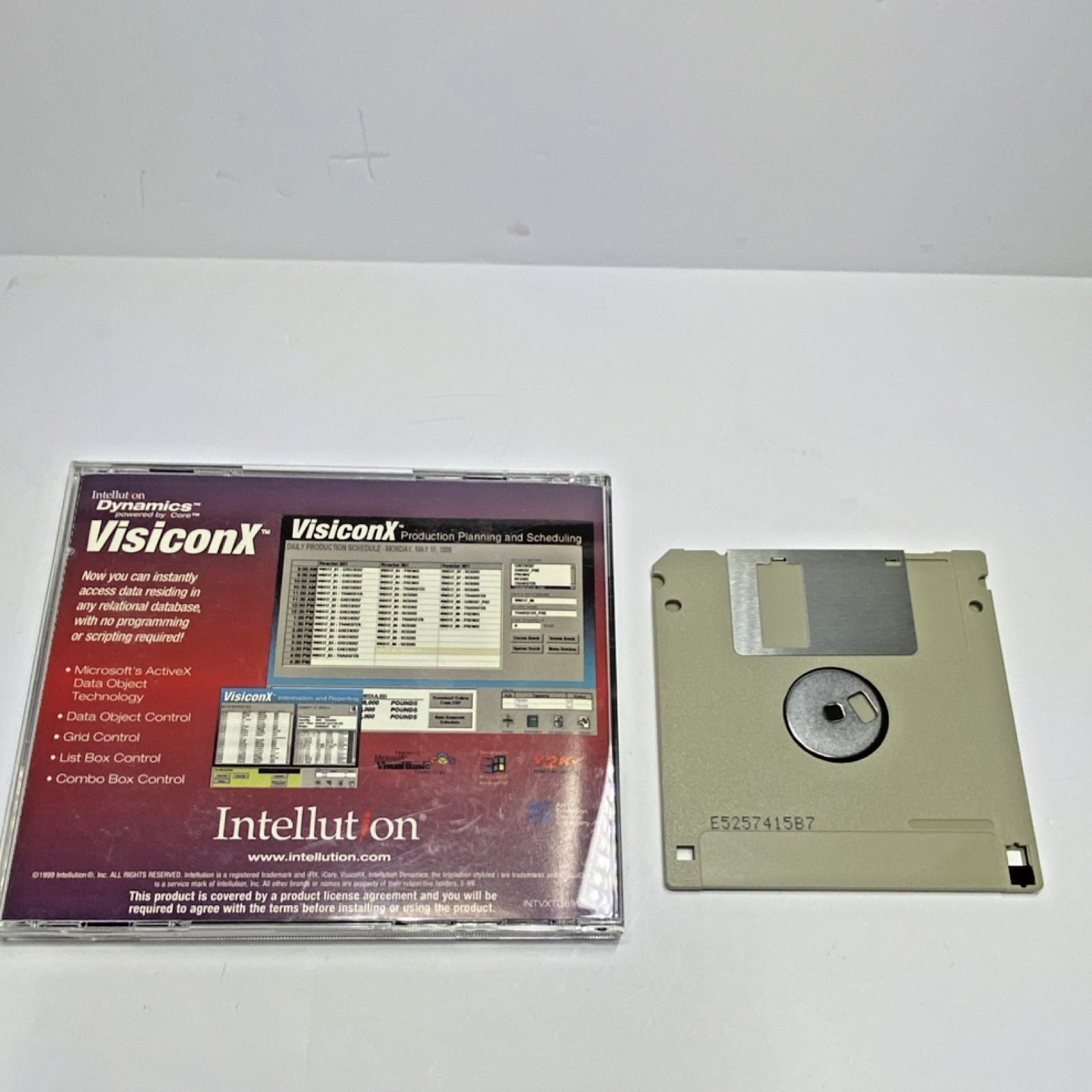 Intellution VisiconX V1.0 Utility Suites Software CD & Floppy Disk English