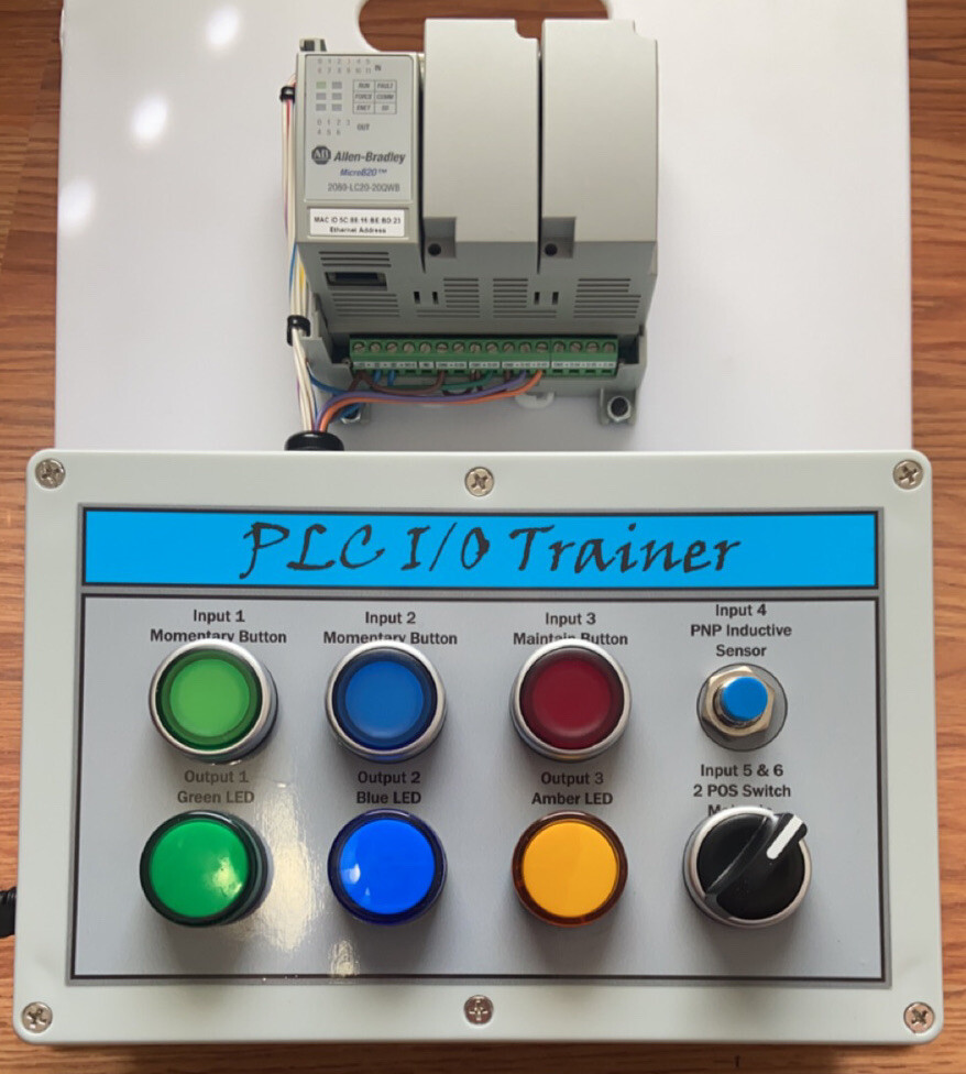 Allen-Bradley Micro820 Programmable PLC Trainer – Micro800 Training Learning Kit