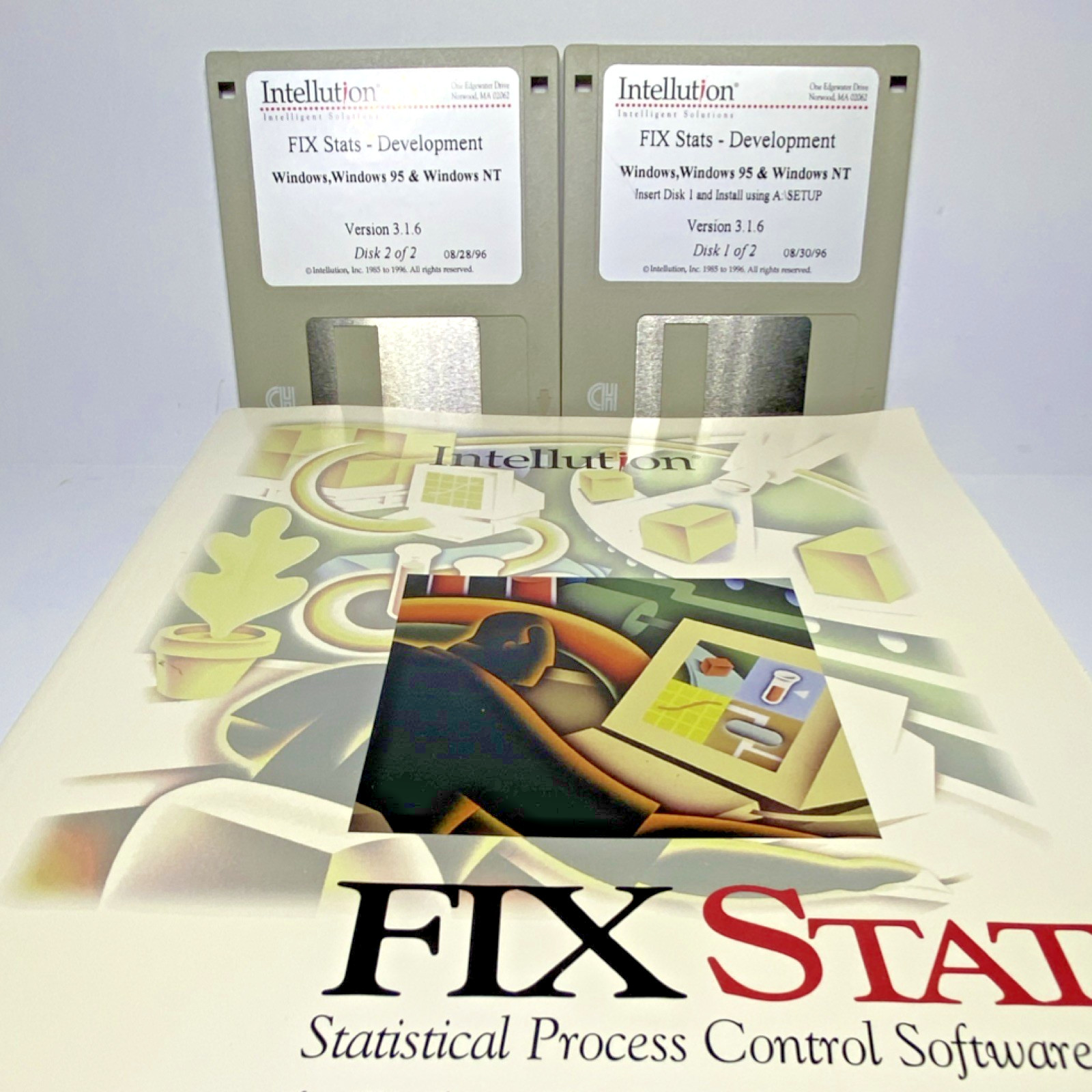 Intellution FIX Stats Dev Software v3.1.6 Windows 95/NT Manual 2 Disks