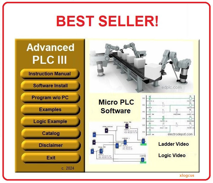 PLC Software Ladder, Function Logic Block Industrial Automation Programming HMI