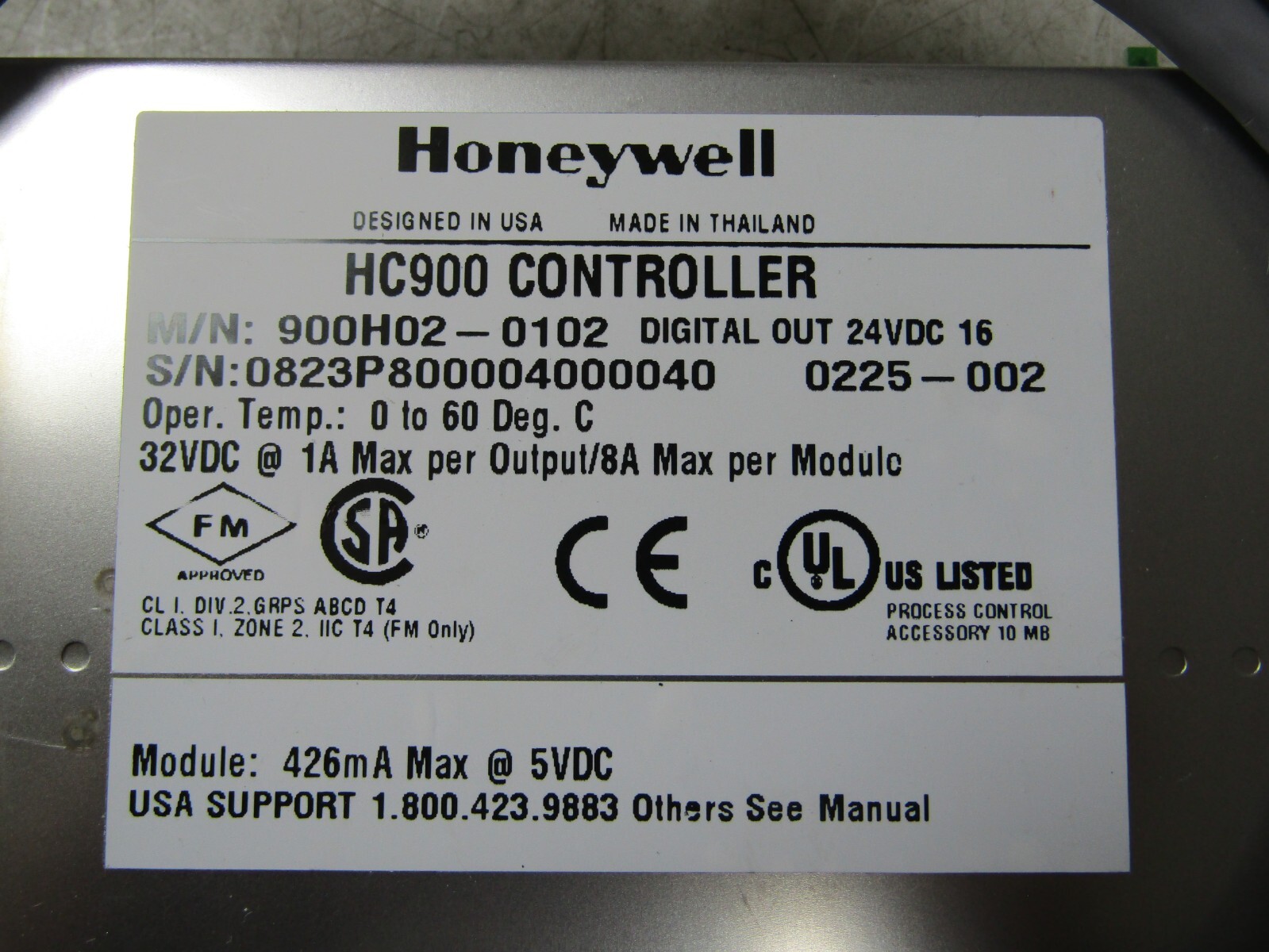 💥HONEYWELL 900H02-0102 DIGITAL OUTPUT 24 VDC W/ 900RTA-L001 ANALOG INPUT