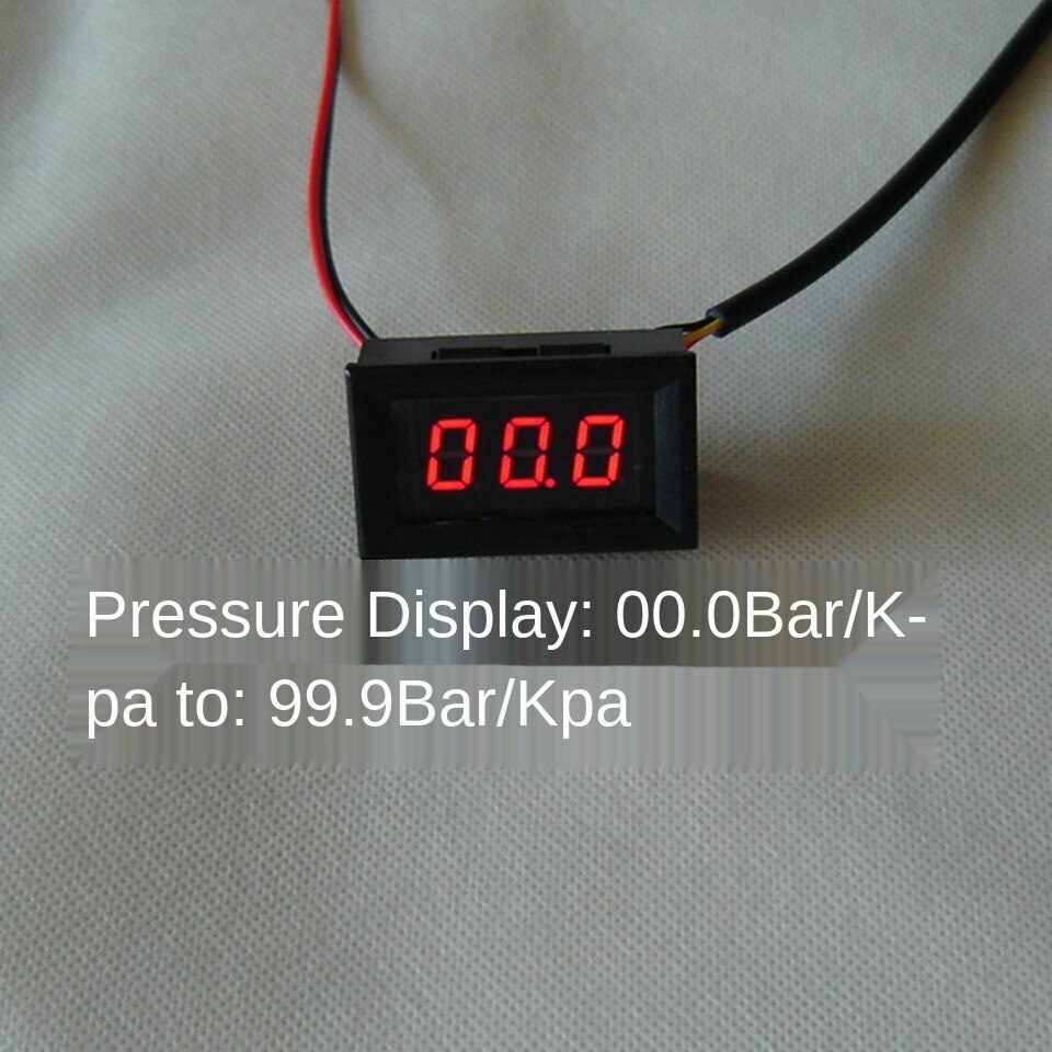 1PC pneumatic shock digital pressure gauge Small panel mounting Pressure gauge