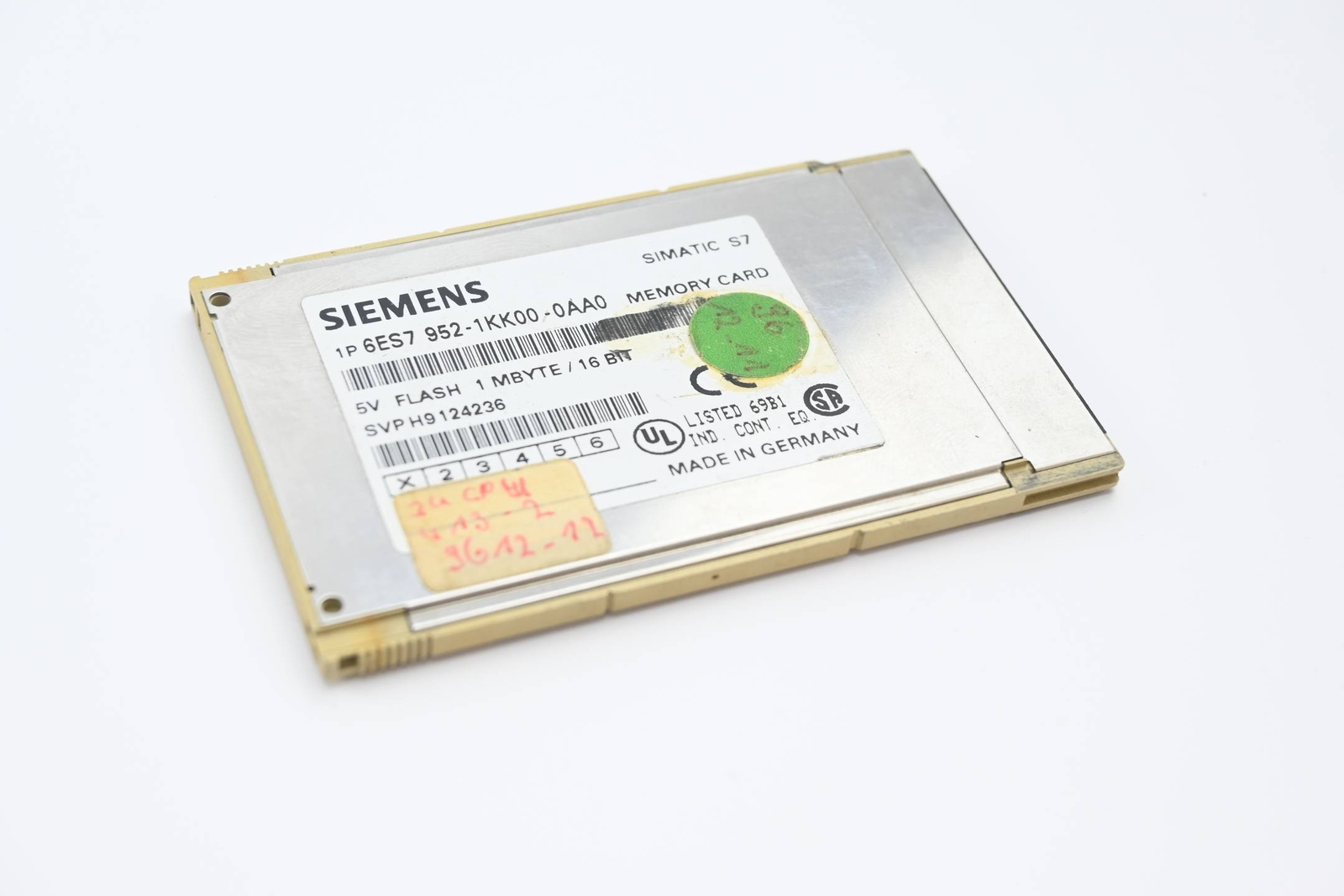 Siemens Simatic S7 Memory Card 6ES7952-1KK00-0AA0 ( 6ES7 952-1KK00-0AA0 )