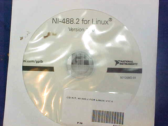 NATIONAL INSTRUMENTS NI-488.2 FOR LINUX VERSION 17.0 SOFTWARE CD SI