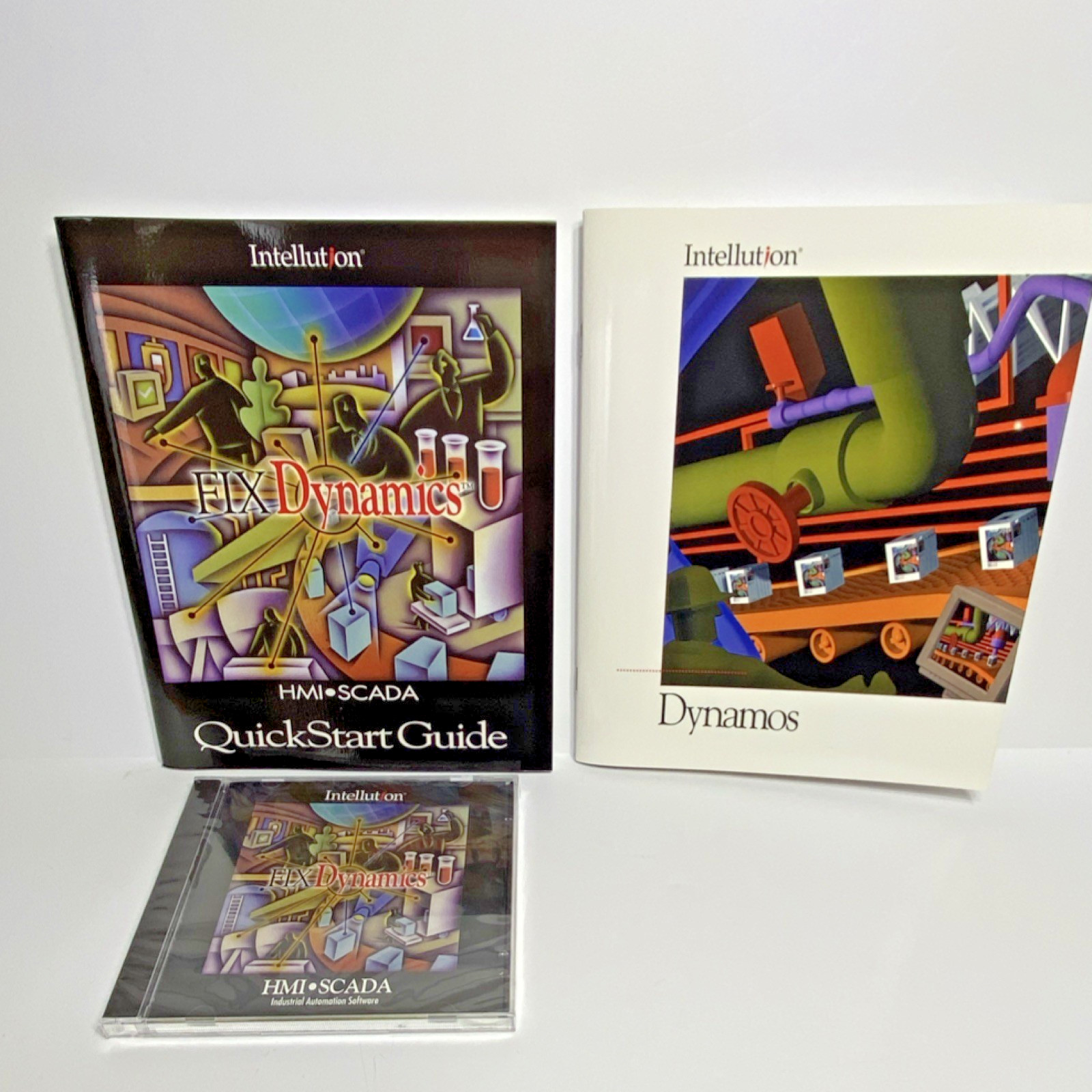 Intellution FIX Dynamics HMI/SCADA CD Software with Manuals