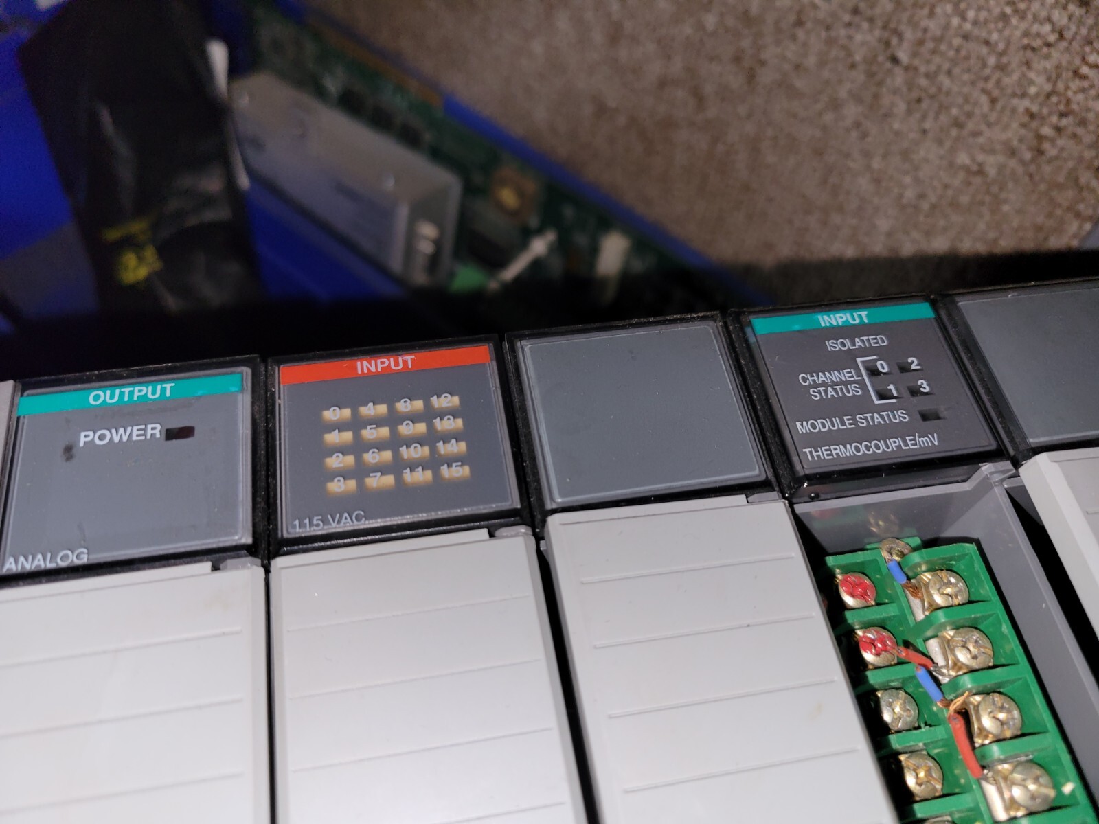 Allen bradley plc slc500 9slot input output