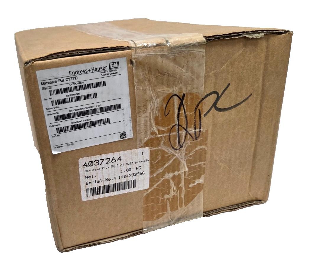 Endress Hauser Memobase Plus CYZ71D Liquid An. Multiparameter Software, Memosens