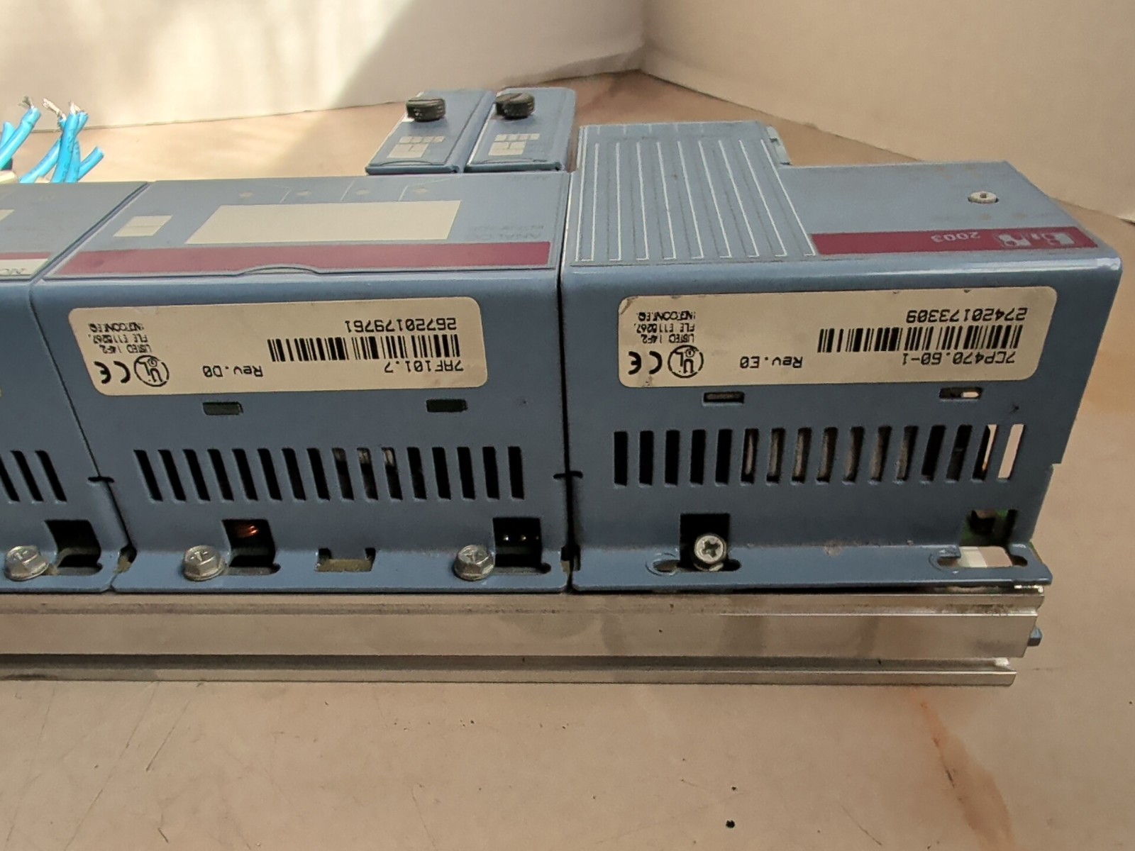 B&R AUTOMATION CP470 CPU W/ AF101 (2) DO435 (1) DM435 (3) DM435 (1) DO720 RACK