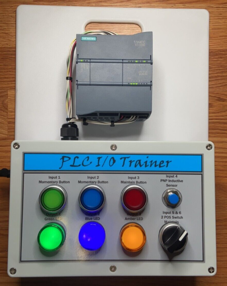 Siemens S7 1200 PLC Trainer, Ethernet Cable, with TIA Portal 21 Day Trail