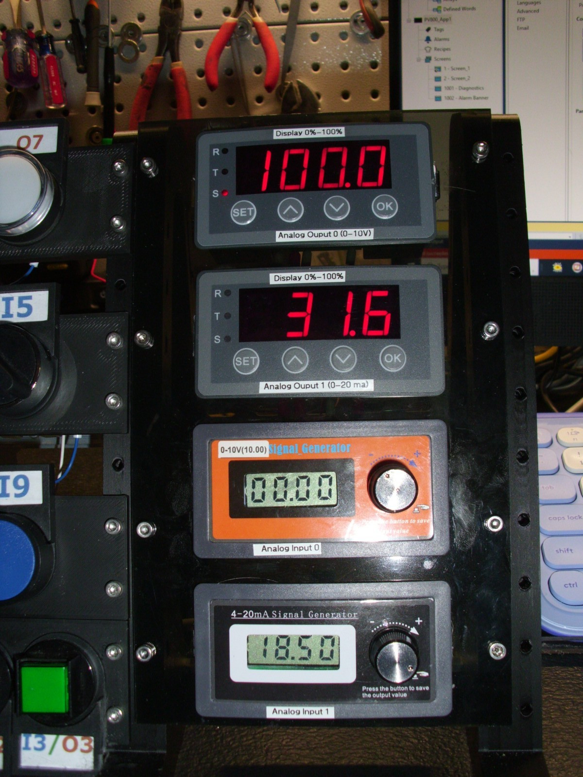 Allen-Bradley Micro850 Programmable CCW PLC Trainer Kit with Panelview 800
