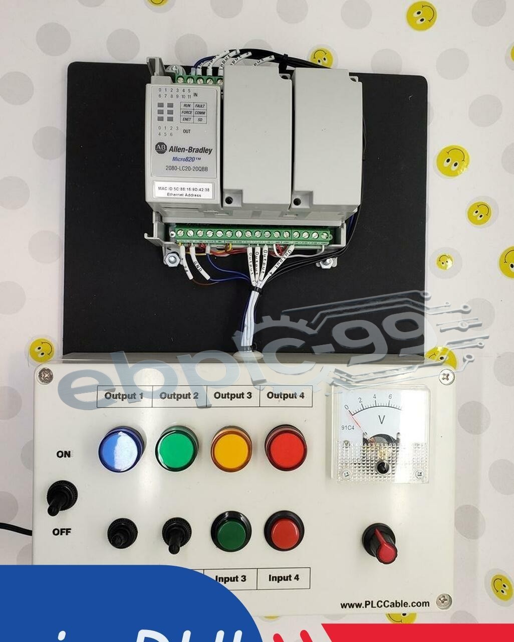 Micro820 2080-LC20-20QWB PLC 12in 8out New Free Ship