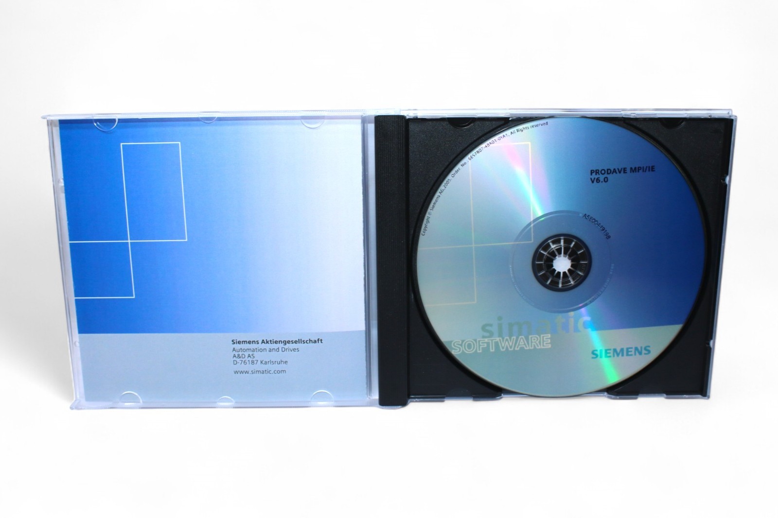 SIEMENS 6ES7807-4BA01-0YA1 SIMATIC S7, PRODAVE MPI/IE V6.0