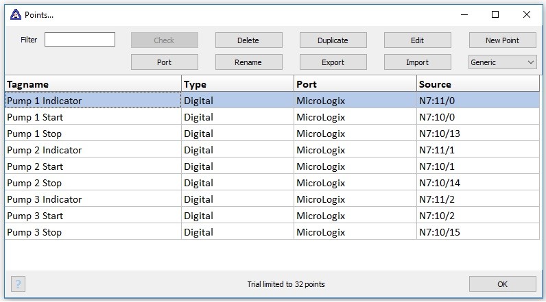 PC based HMI/SCADA with Unlimited Tags for Allen Bradley MicroLogix 1100/1400