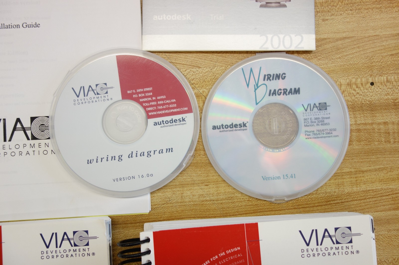 AUTOCAD 2002 Trial with VIA Wiring Diagram Electrical Autodesk Software
